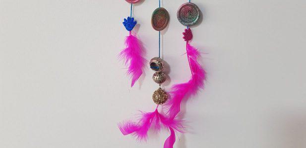 Atrapasueños con CD y sellos de lacre