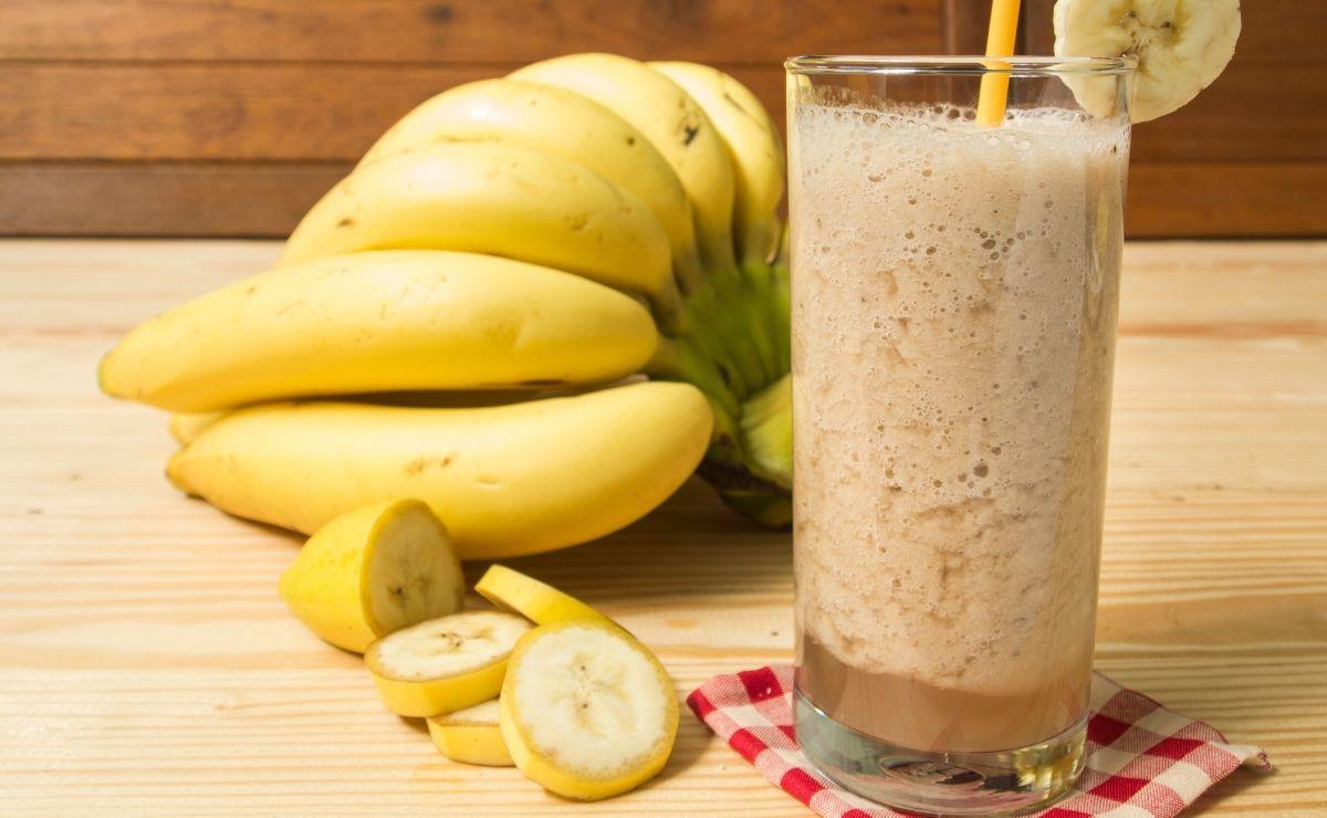 Banana en tus batidos de proteínas