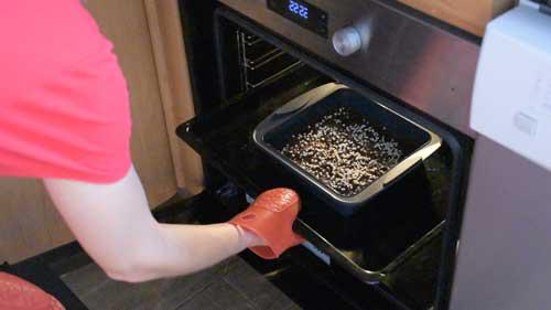 hornear brownie de avena