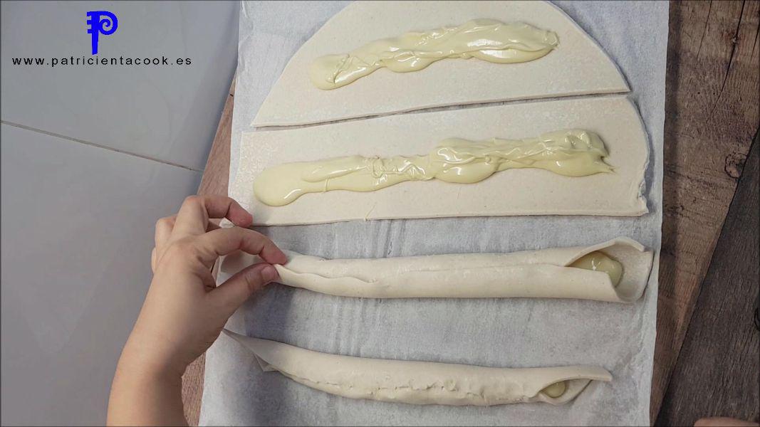 Intestinos sangrientos para Halloween. Trampantojo. Receta dulce y SIN GLUTEN