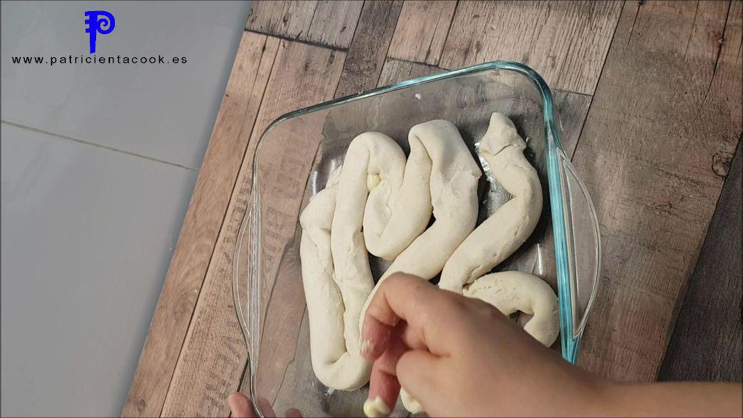 Intestinos sangrientos para Halloween. Trampantojo. Receta dulce y SIN GLUTEN