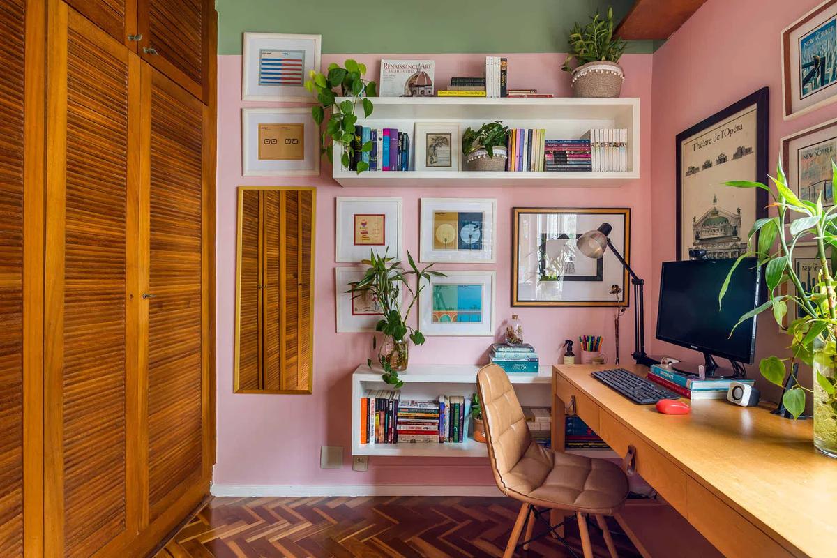 Paredes en color rosa