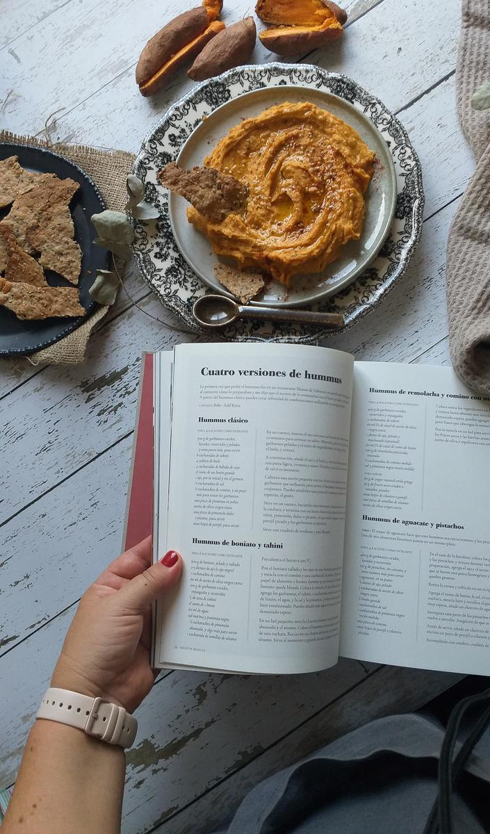 Cómo hacer hummus de boniato y tahini