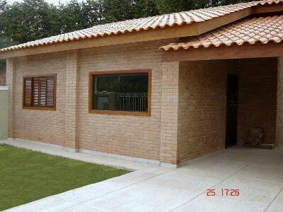 Casas rústicas con vistas de ladrillo