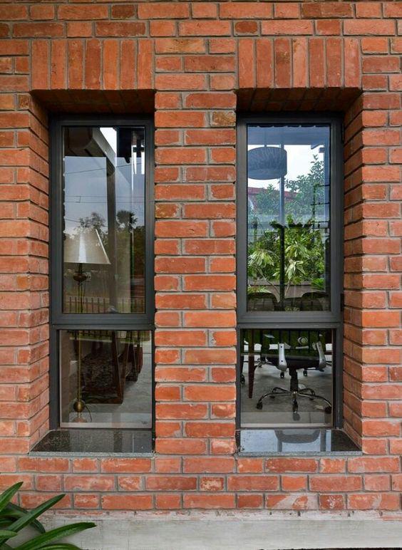 Modelos de casas modernas con ladrillo