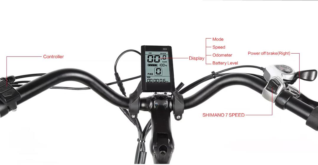 SAMEBIKE LVHLB26B - Pantalla