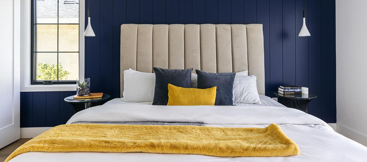 El color mostaza en la cama