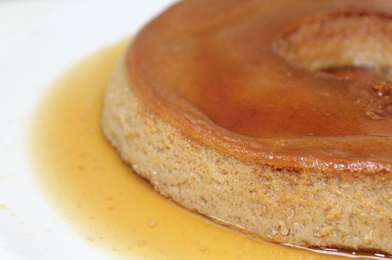 flan de café
