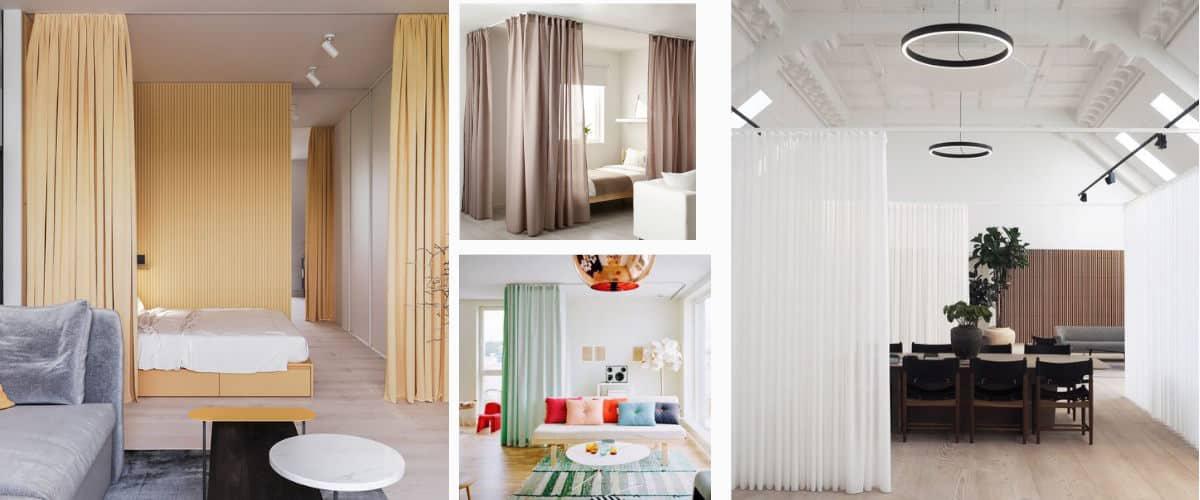 Cortinas para separar ambientes