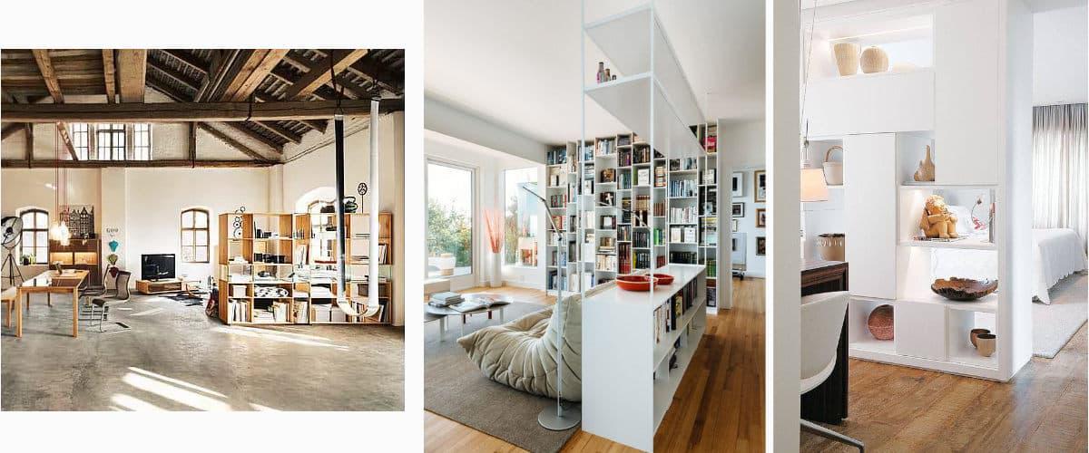 Estanterías. un divisor funcional