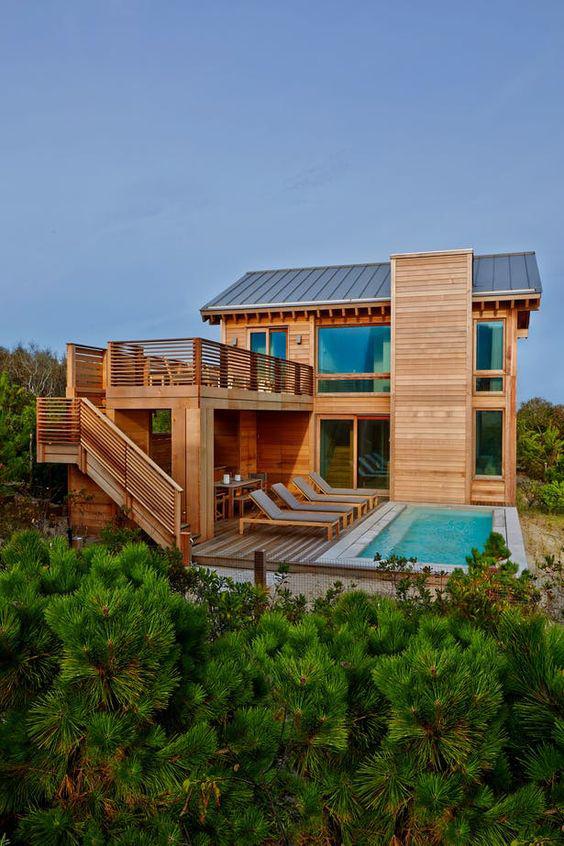 Modelos de casas de campo de madera