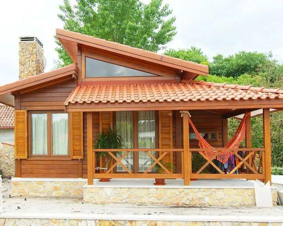 Casas de campo de madera pequeñas