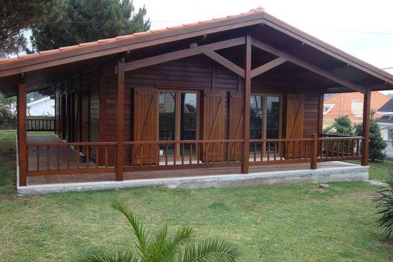 Casas de campo de madera pequeñas