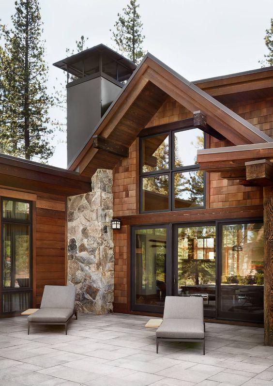 Modelos de casas de campo rústicas