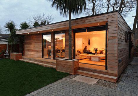 Ideas de casas de campo de madera modernas