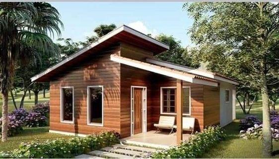 Diseños de casas de campo de madera sencillas