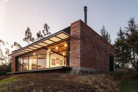 Ideas de casas de campo de ladrillo modernas