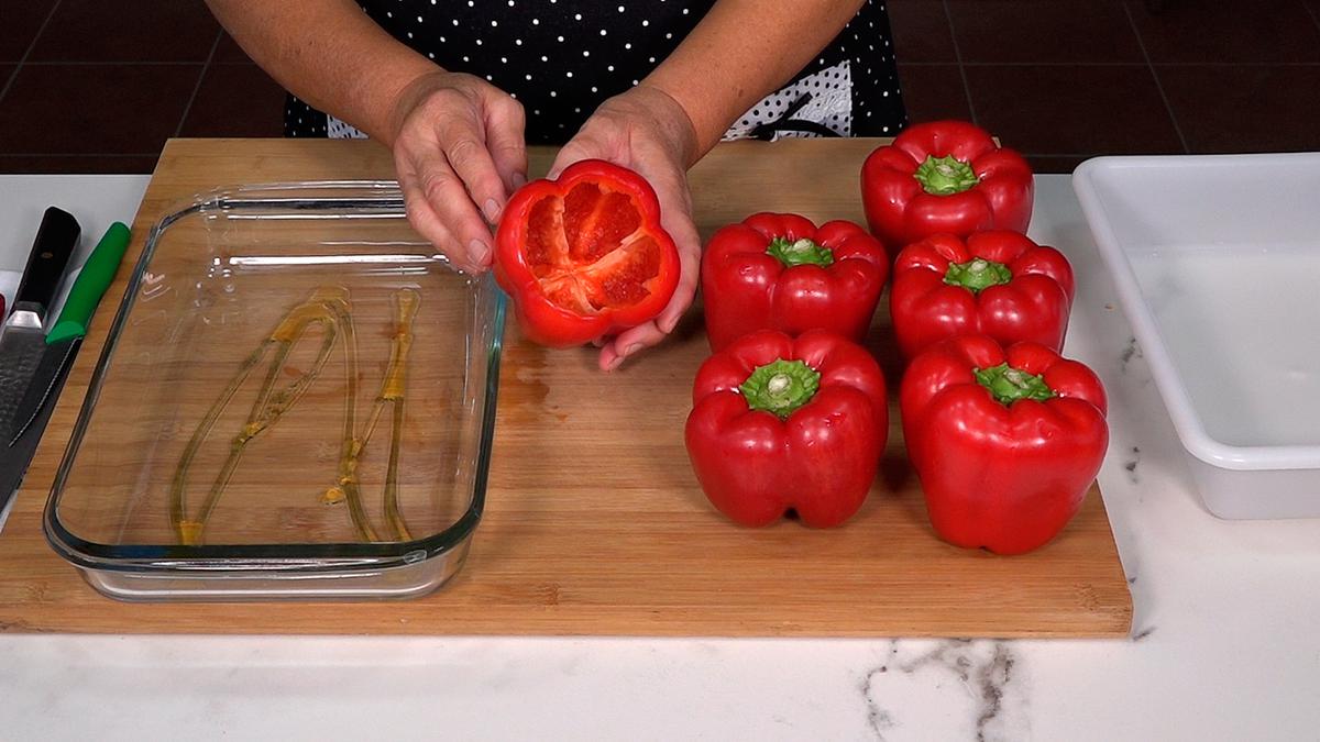 PIMIENTOS RELLENOS DE POLLO Y VERDURAS - Loli Domínguez - Foto 2