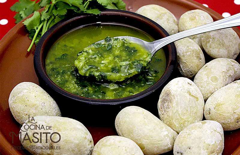 Papas arrugadas con mojo picón