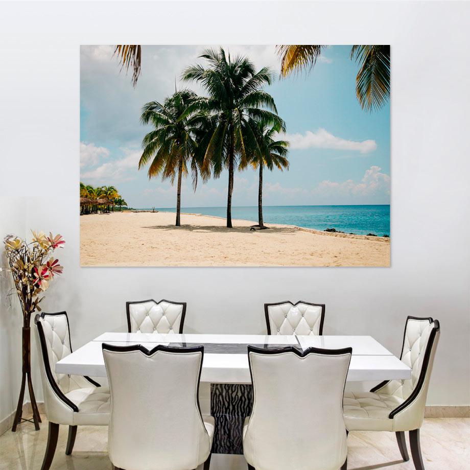 Cuadro decorativo playa Cozumel