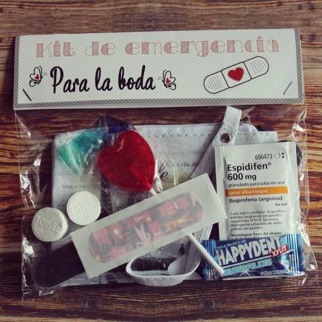 Kit de emergencia para la boda