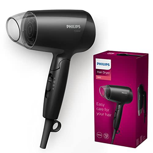 Philips Cura dei capelli Bhc00/0 Drycare Essentialcare Secador Compacto, Potencia 1200 W, Negro