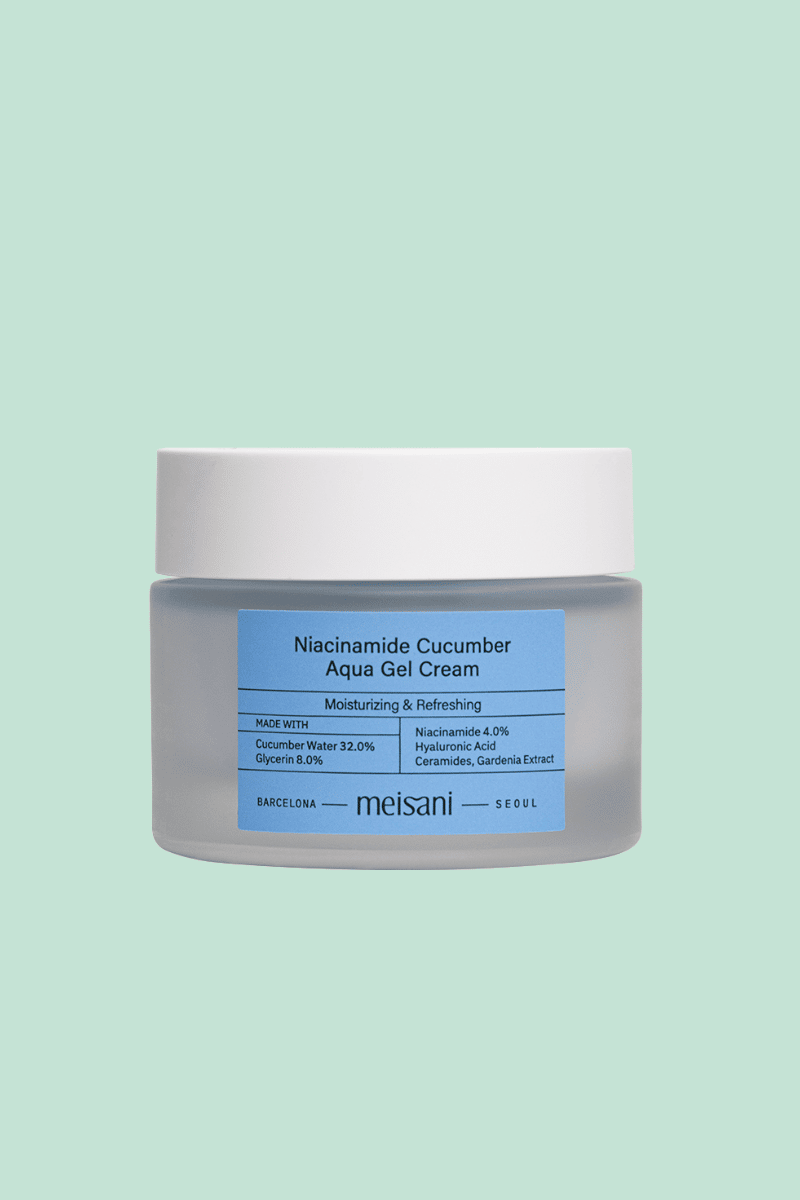 Niacinamide cucumber aqua gel cream de Meisani