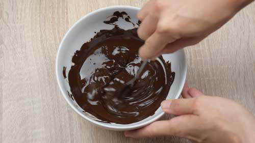 derretir el chocolate