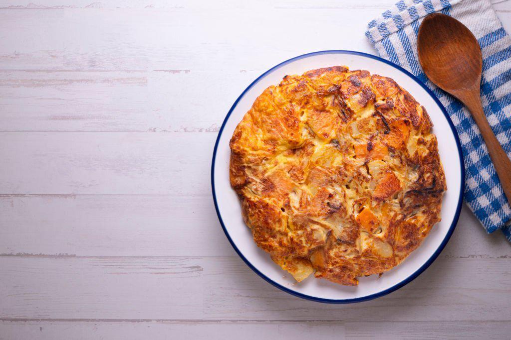tortilla para perros con pollo