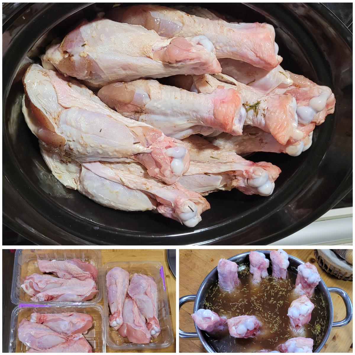 Marinando pavo Acción de Gracias