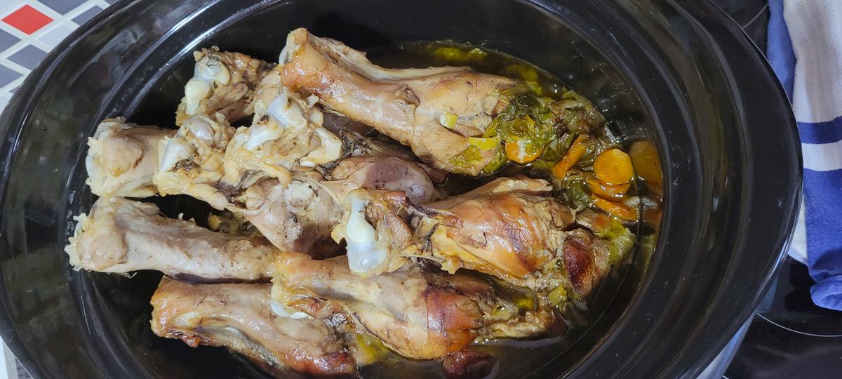 pavo cocinado crockpot