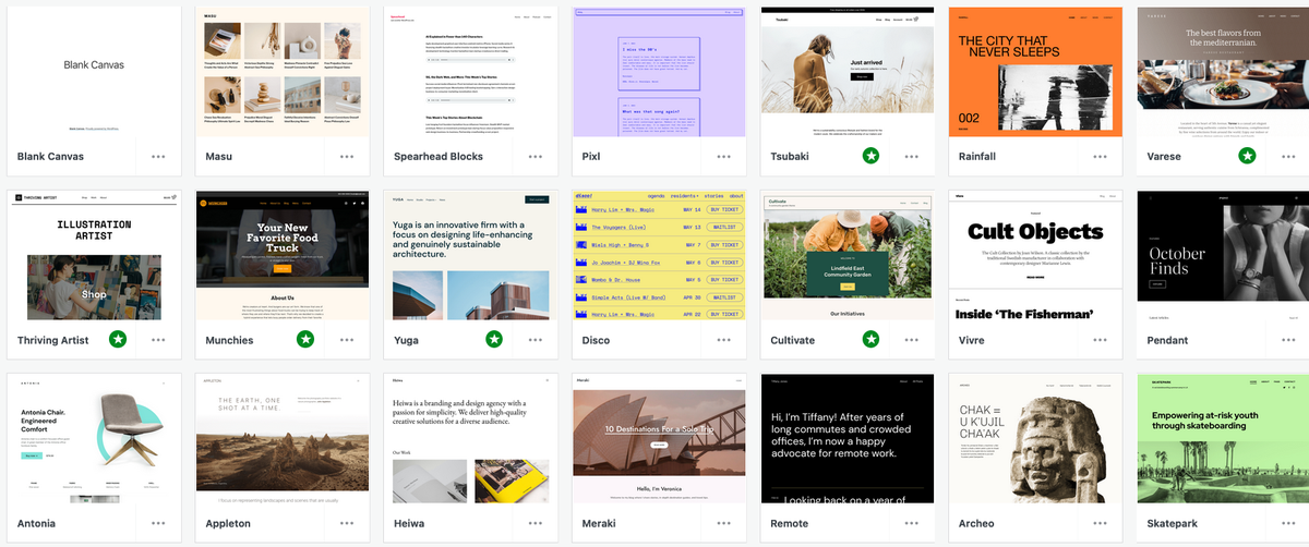 WordPress.com theme showcase