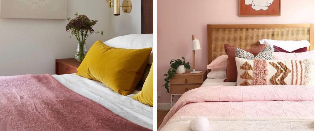 Formas de incorporar el rosa pastel a tu dormitorio