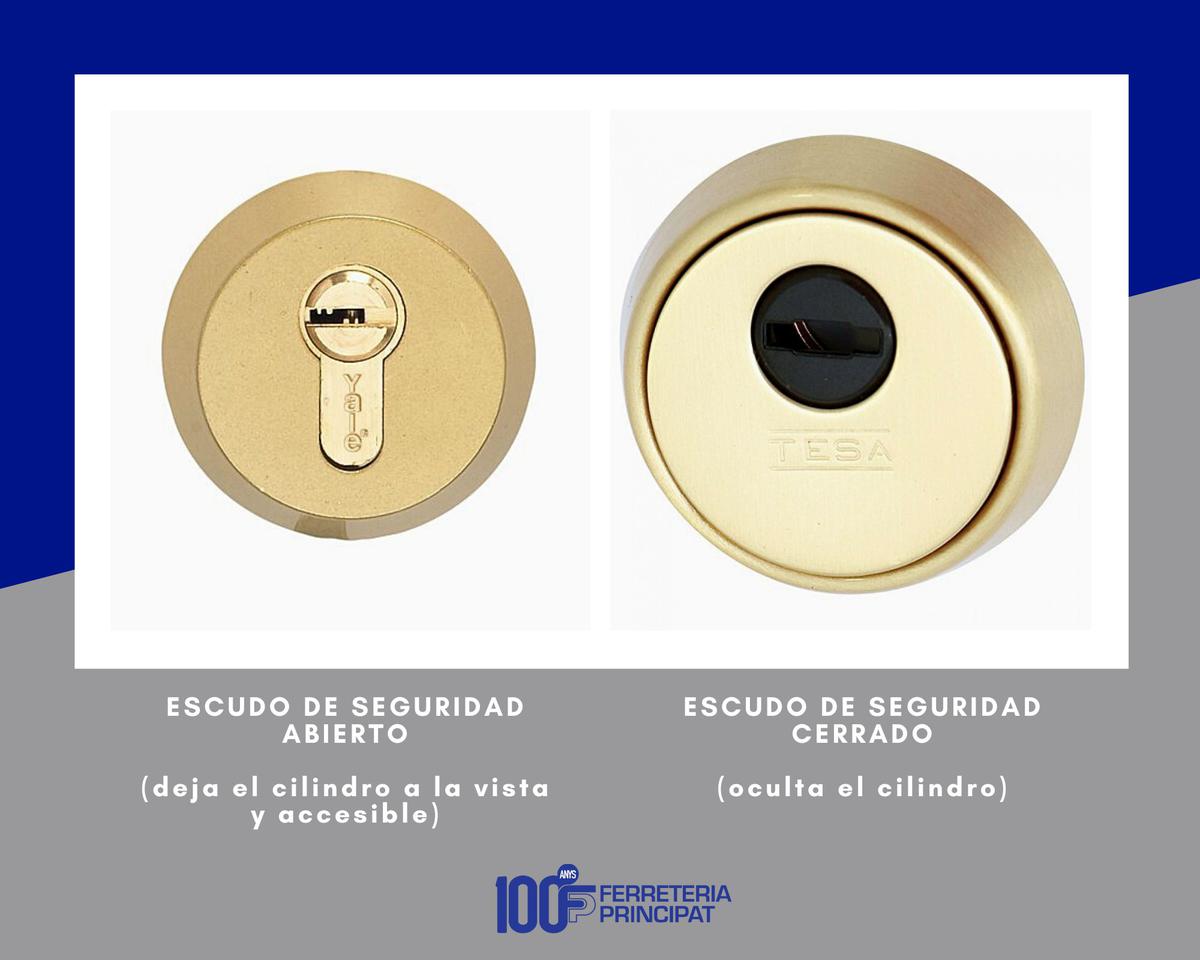 diferencia entre escudo de seguridad abierto y cerrado
