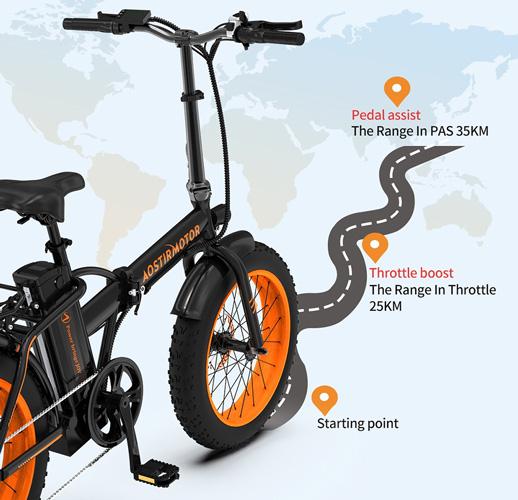 AOSTIRMOTOR A20 - Autonomía