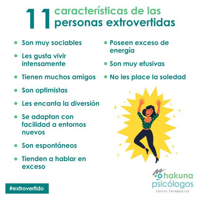 Características de las personas extrovertidas