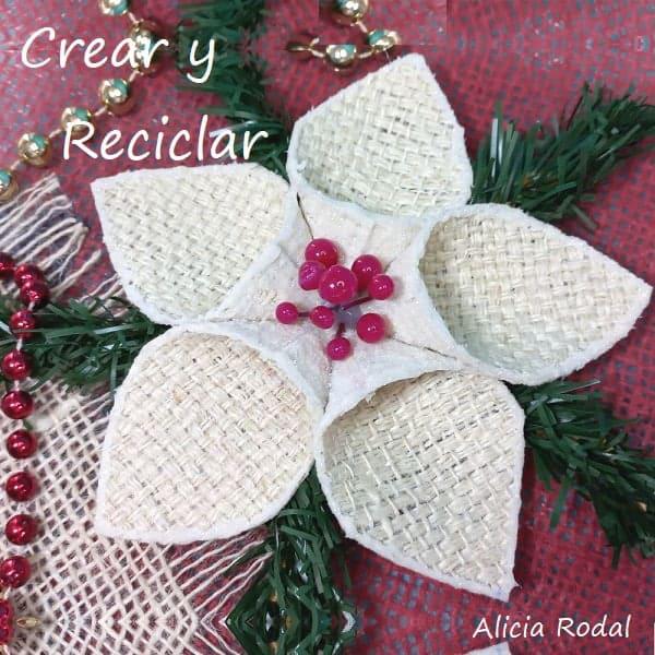 Hoy vamos a aprender a hacer de una forma fácil y sencilla, hermosas flores navideñas, con la tela de saco de patatas de yute, rafia, arpillera o cáñamo. Serán 3 flores con algunos detalles diferentes, ideales para decorar tu casa, para vender o regalar. Diy