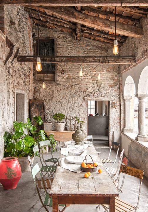 Diseños de casas estilo italiano antiguo