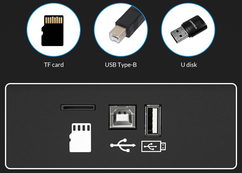 TRONXY Gemini XS - Conectividad