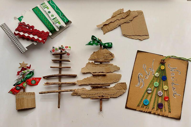 Adornos navideños caseros