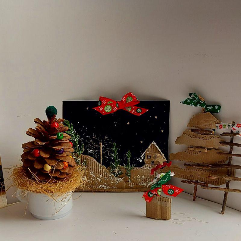 Adornos navideños caseros