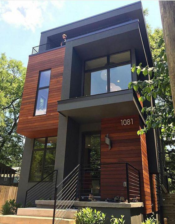 Fachadas para casas estilo loft