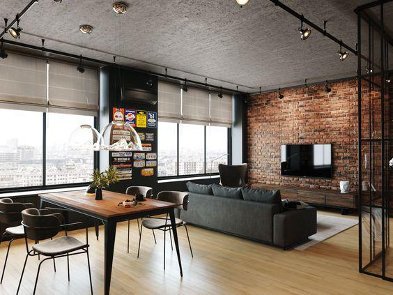 Materiales para casas estilo loft