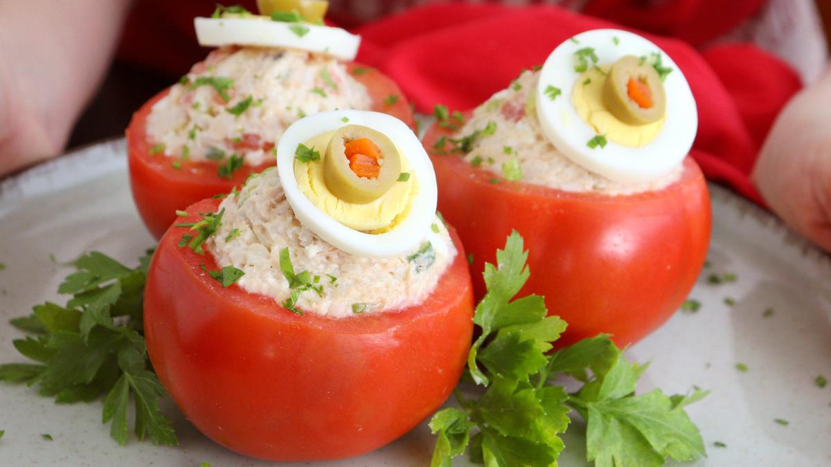 tomates rellenos atun