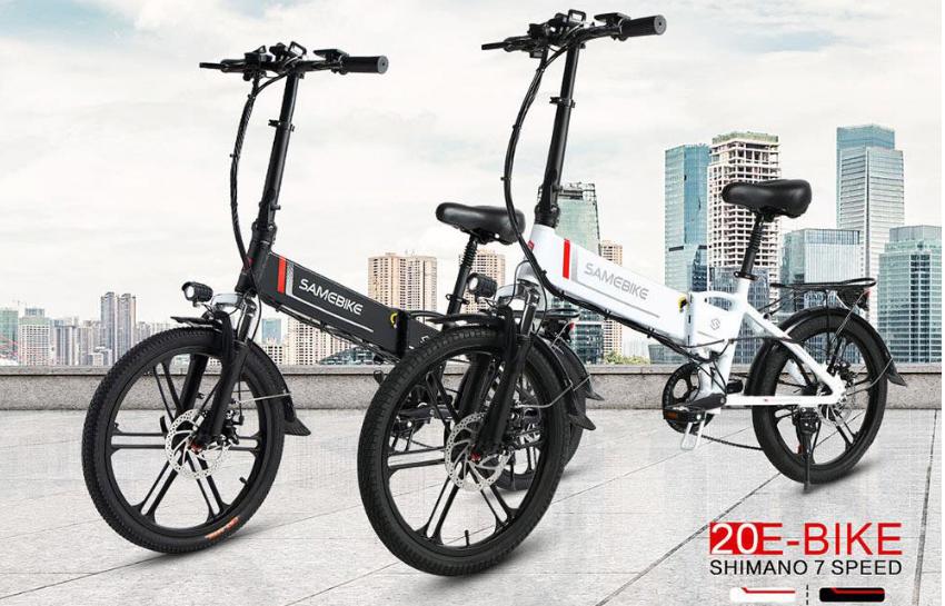 La SAMEBIKE 20LVXD30-II está disponible en 2 presentaciones de color bastante simples blanco y negro