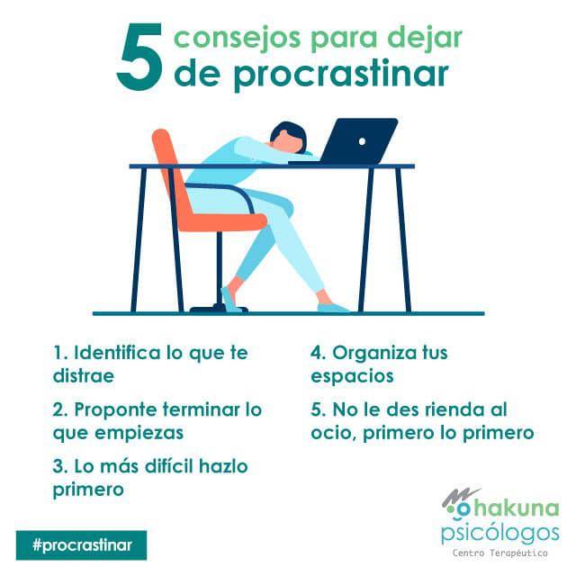 Consejos para dejar de procrastinar