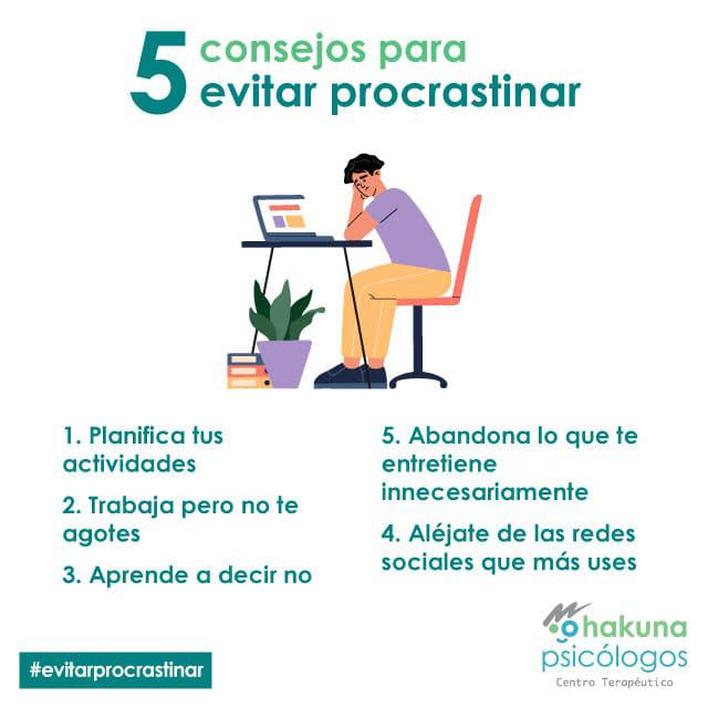 Consejos para evitar procrastinar