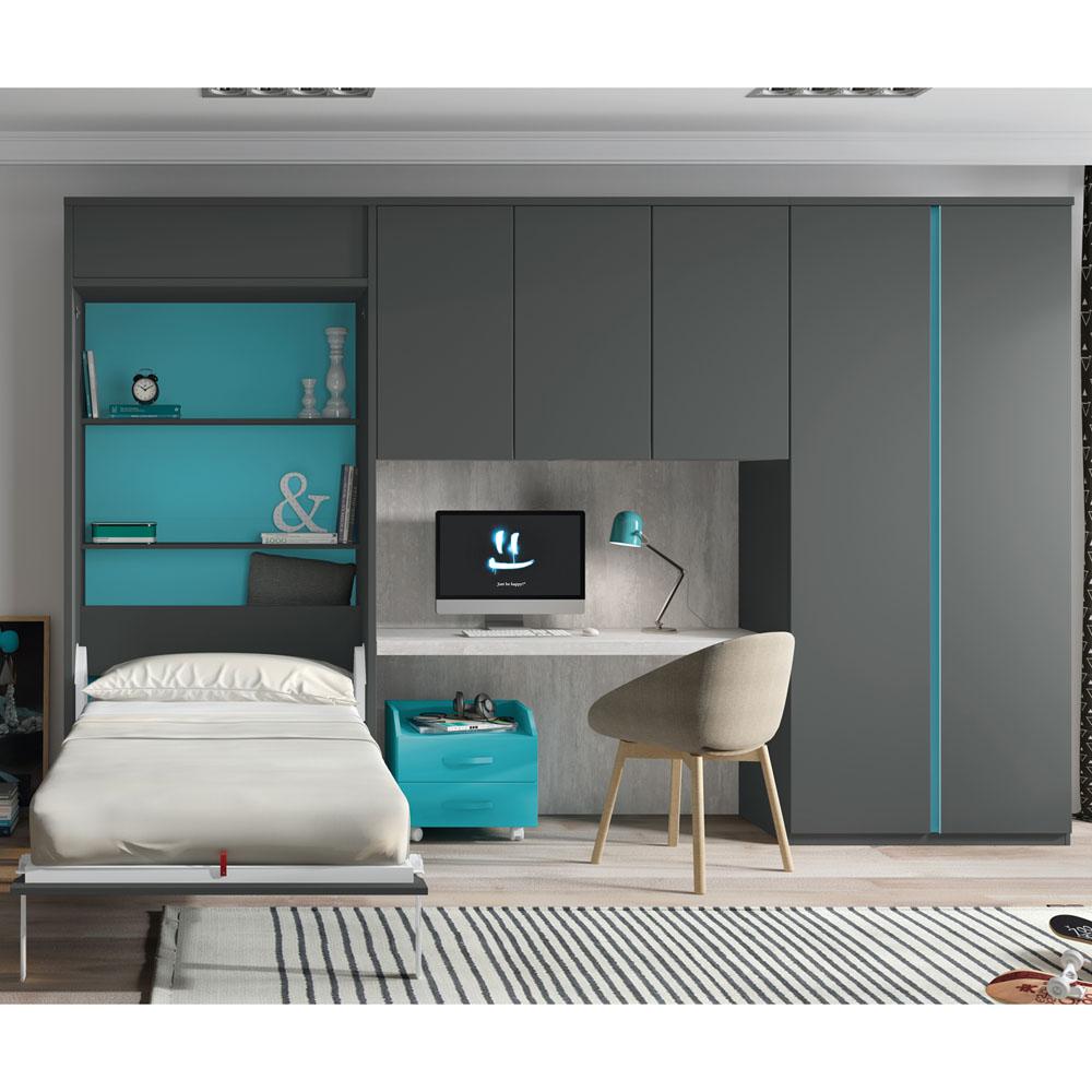 Camas abatibles verticales con escritorio