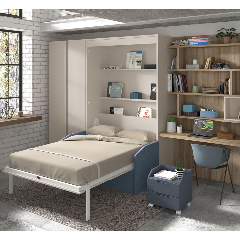 Camas abatibles verticales matrimonio