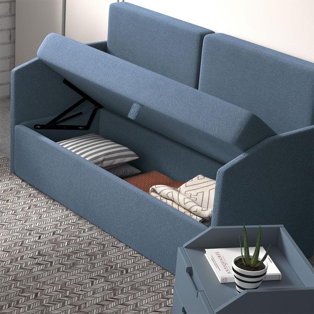 Sofá con almacenaje